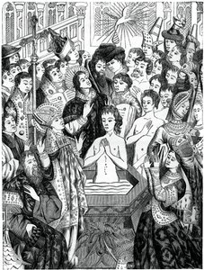 Bautismo del rey Clodoveo, Reims, 1870 de Unbekannt