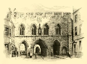 Puerta de Bar, lado sur, 1898 de Unbekannt