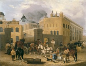 Cervecería de Barclay y Perkins en Southwark, c1840 de Unbekannt