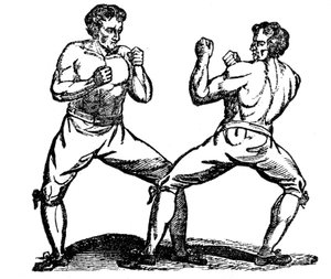 Boxeo a puño limpio, siglo XVIII de Unbekannt