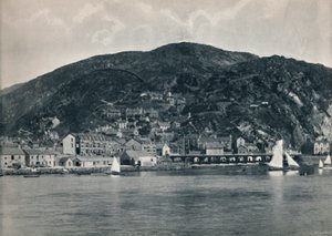 Barmouth - Vista desde el Mawddach, mostrando alturas de Unbekannt