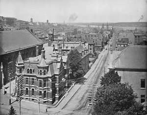 Calle Barrington, Halifax, Nueva Escocia, c. 1897