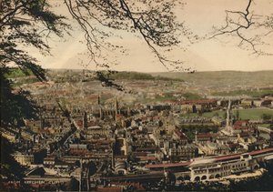 Baño desde Beechen Cliff, c1925
