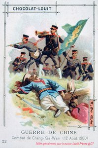 Batalla en Chang-Kia-Wan, China, Rebelión de los Bóxers, 12 de agosto de 1900 de Unbekannt