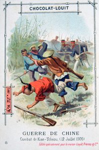 Batalla en Kiao-Tcheou, China, Rebelión de los Bóxers, 12 de julio de 1900 de Unbekannt