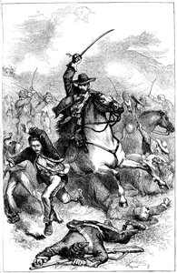 Batalla de Buena Vista, México, 1847 c. 1880 de Unbekannt