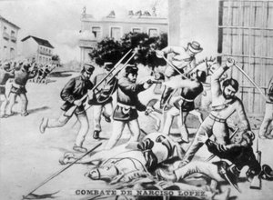 Batalla de Cárdenas, 1850, años 1920 de Unbekannt