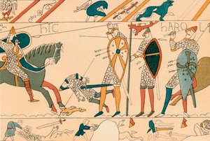Batalla de Hastings y muerte de Harold, siglo XIX