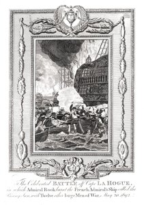 Batalla del Cabo LaHogue, 1692 de Unbekannt