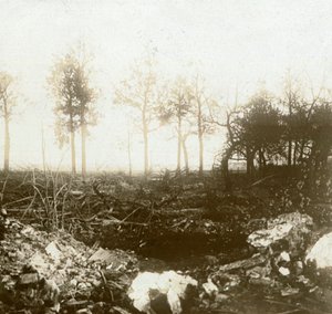 Campo de batalla, Roeselare, Flandes, Bélgica, c1914-c1918 de Unbekannt