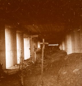 Trinchera de Bayonetas, Verdún, norte de Francia, c1916-c1918 de Unbekannt