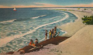 Playa en el Desarrollo del Resort Sabanilla, c1940s de Unbekannt