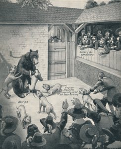 Pelea de osos en un foso de osos de la época de los Estuardo de Unbekannt