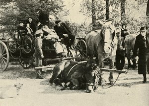 Refugiados belgas en el camino, 1939-1940, 1941