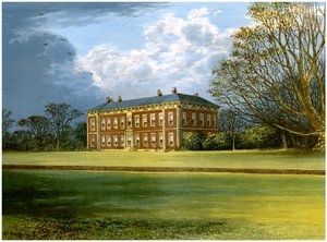 Beningbrough Hall, Yorkshire, hogar de la familia Dawnay, c. 1880