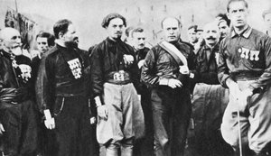 Benito Mussolini 1883-1945 dictador fascista italiano, 1922 de Unbekannt