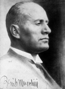 Benito Mussolini, dictador fascista italiano