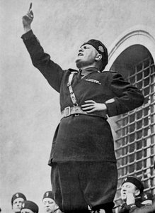 Benito Mussolini, dictador fascista italiano, c. 1930s de Unbekannt