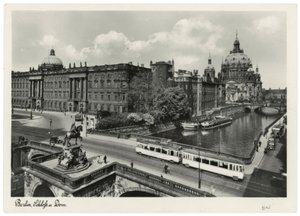 Berlin, Stadtschloss mit Kurfürstenbrücke und Dom