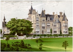 Bestwood Lodge, Nottinghamshire, hogar del Duque de St Albans, c. 1880 de Unbekannt