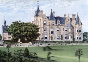 Bestwood Lodge, Nottinghamshire, finales del siglo XIX