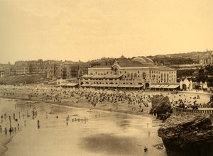 Biarritz - El Casino Municipal y la Gran Playa de Unbekannt
