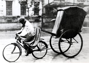 Taxi en bicicleta, París ocupado por los alemanes, 1940-1944 de Unbekannt