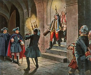 Bild 76: Friedrich Der Grosse Im Schloss Lissa. 5. Dezember 1757, 1936 de Unbekannt