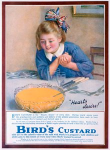 Anuncio de Birds Custard, 1922