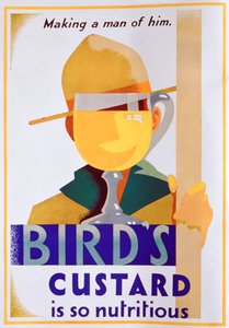 Anuncio de Birds Custard, 1930