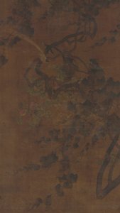 Pájaros, vides y flores, dinastía Ming, 1368-1644 de Unbekannt