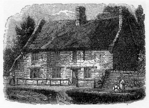 Lugar de nacimiento del Reverendo James Hervey, Hardingston, cerca de Northampton, 1840