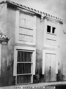 Lugar de nacimiento de José Julián Martí Pérez, 1853-1895, años 1920 de Unbekannt