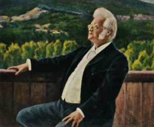 Bjørnstjerne Bjørnson 1832-1910 - Pintura de Erik Werenskiold, 1934