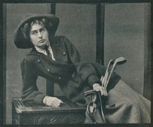 Gorra negra, c. 1910 de Unbekannt