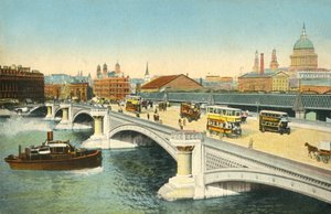 Puente de Blackfriars, Londres, c1910