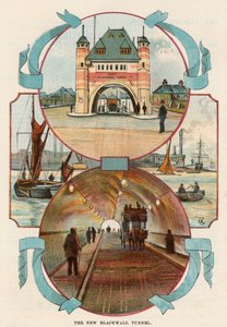 Túnel de Blackwall, Londres, c1900 de Unbekannt