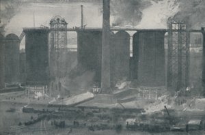 Altos hornos en Bell Bros. Iron Works, Middlesborough de Unbekannt