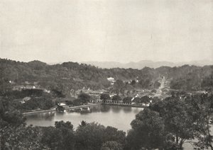 Vista del lago de Kandy desde Greory-Road hacia NNW, 1926 de Unbekannt