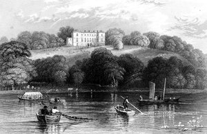 Paseo en bote por el Támesis cerca de Henley, Oxfordshire, 1830