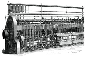 Bobina y marco de mosca, c1880