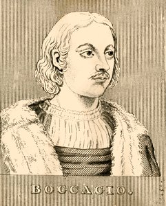 Boccaccio, 1313-1375, 1830 de Unbekannt