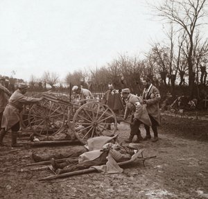 Cuerpos, Villers-au-Bois, norte de Francia, c1914-c1918 de Unbekannt