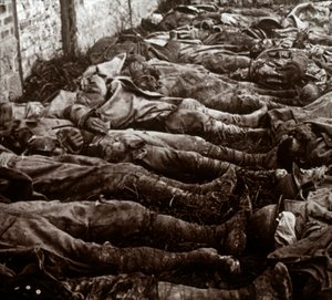 Cuerpos después del ataque de Unbekannt
