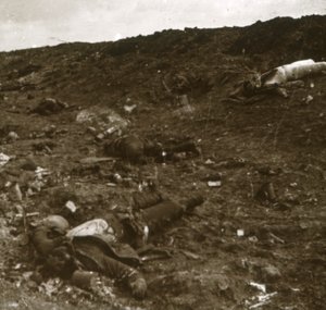 Cuerpo, Somme, norte de Francia, c1916-c1918 de Unbekannt