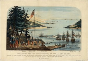 Bomarsund y sus fortificaciones, en las Islas Åland 1854, 1854