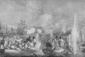 Bombardeo de Odessa, c. 1880 de Unbekannt