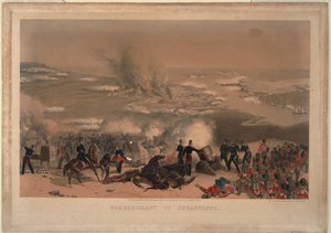 Bombardeo de Sebastopol, 1854 de Unbekannt