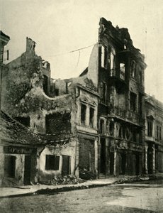 Edificios bombardeados en Belgrado, Serbia, Primera Guerra Mundial de Unbekannt