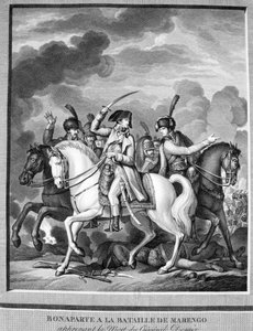 Bonaparte en la Batalla de Marengo, 14 de junio de 1800